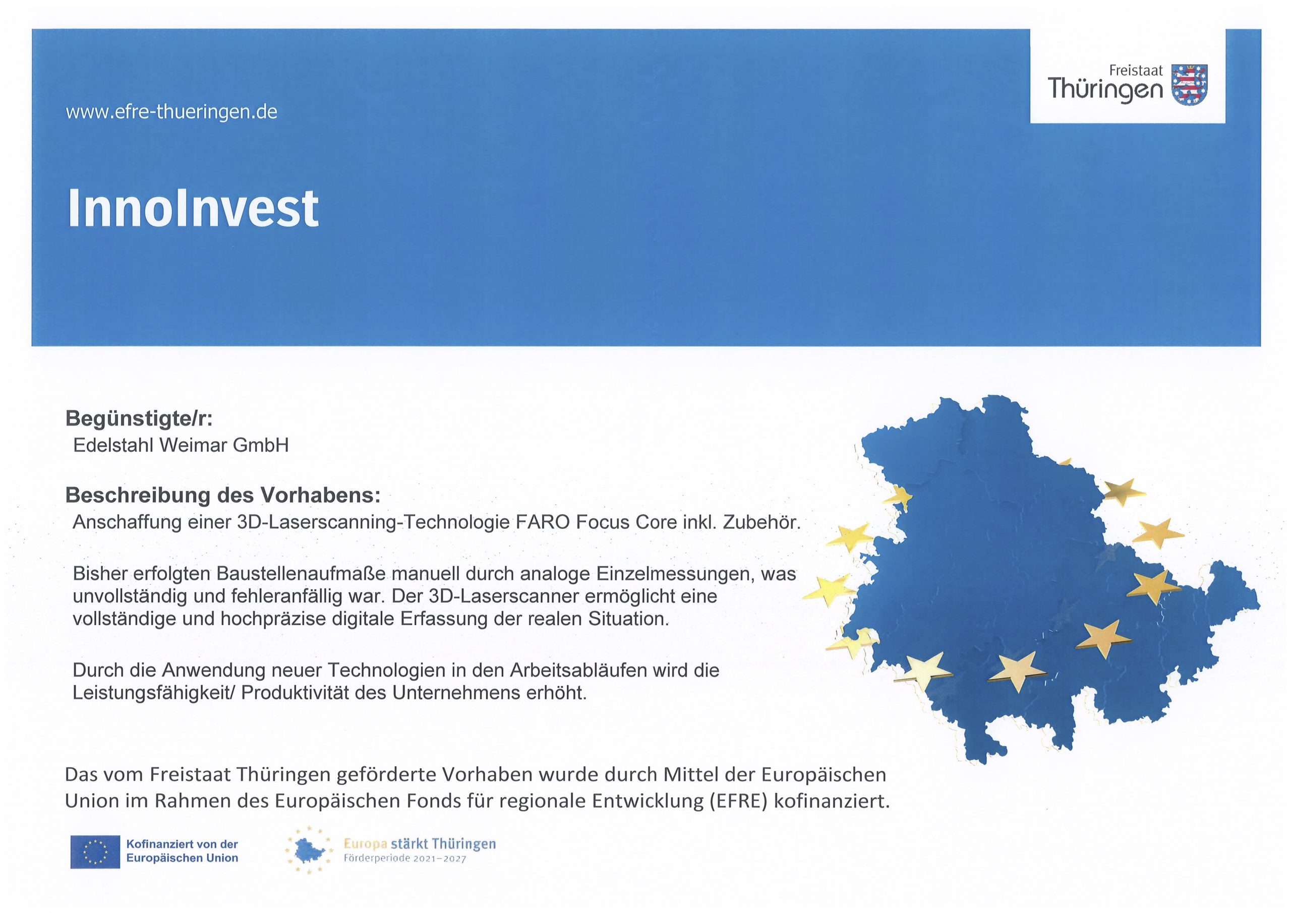 EFRE Plakat InnoInvest Laserscanner scaled